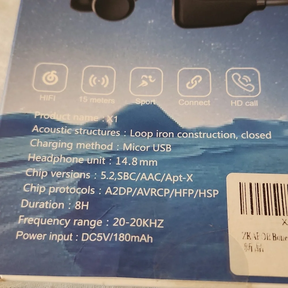 X1 Black Wireless Not In-ear Headphones